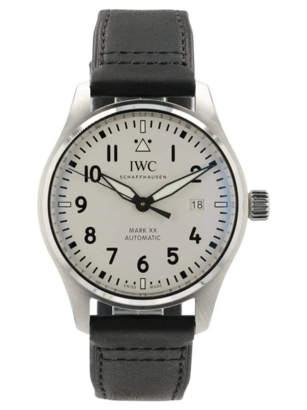 IWC Mark XX White Dial Stainless Steel 40mm Automatic Mens Watch